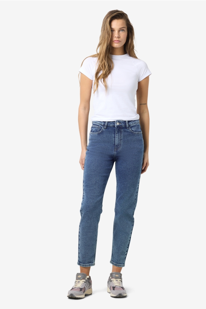 NMMONI HW ST ANK JEANS AZ358MB NOOS 27029557 MEDIUM BLUE DENIM